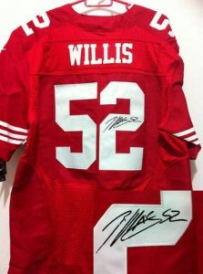 Jerseys Factory Cheap Nike 49ers #52 Patrick Willis Red Team Col