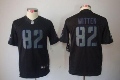 Jerseys Factory Cheap Nike Cowboys #82 Jason Witten Black Impact