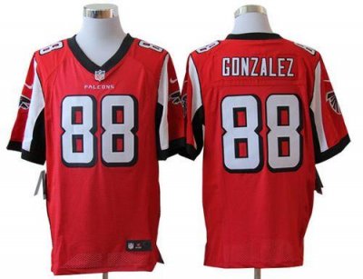 Jerseys Factory Cheap Nike Falcons #88 Tony Gonzalez Red Team Co