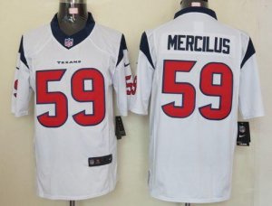 Jerseys Factory Cheap Nike Texans #59 Whitney Mercilus White Men