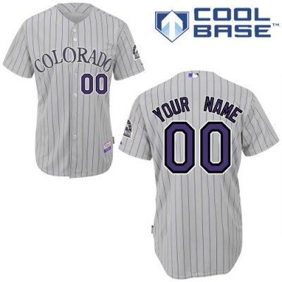 Jerseys Factory Cheap Rockies Personalized Authentic White Baseb