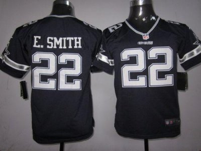 Jerseys Factory Cheap Nike Cowboys #22 Emmitt Smith Navy Blue Te