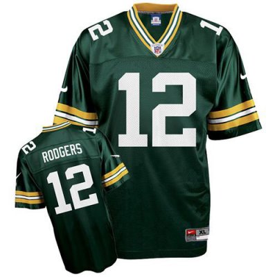 Jerseys Factory Cheap Nike Packers #12 Aaron Rodgers Green Stitc