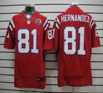 Jerseys Factory Cheap Nike Patriots #81 Aaron Hernandez Red Alte