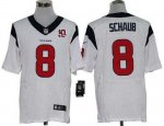 Jerseys Factory Cheap Nike Texans #8 Matt Schaub White With 10th