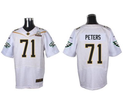 Jerseys Factory Cheap Nike Eagles #71 Jason Peters White 2016 Pr
