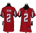 Jerseys Factory Cheap Nike Falcons #2 Matt Ryan Red Team Color Y