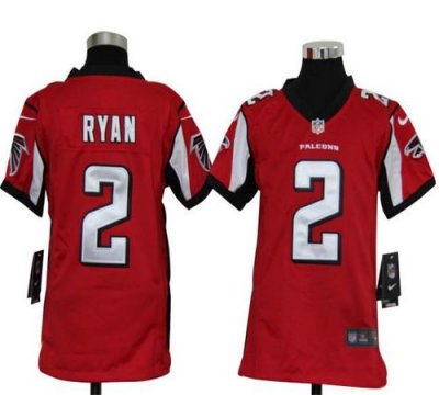 Jerseys Factory Cheap Nike Falcons #2 Matt Ryan Red Team Color Y