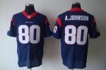 Jerseys Factory Cheap Nike Texans #80 Andre Johnson Navy Blue Te