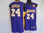 Jerseys Factory Cheap Lakers #24 Kobe Bryant Stitched Purple Fin
