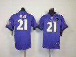 Jerseys Factory Cheap Nike Ravens #21 Lardarius Webb Purple Team