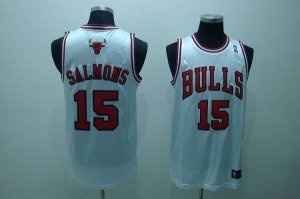 Jerseys Factory Cheap Bulls #15 John Salmons Embroidered White N