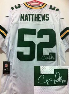 Jerseys Factory Cheap Nike Packers #52 Clay Matthews White Men's