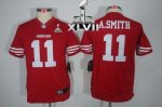 Jerseys Factory Cheap Nike 49ers #11 Alex Smith Red Team Color Y