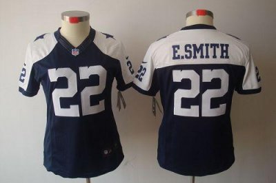 Jerseys Factory Cheap Nike Cowboys #22 Emmitt Smith Navy Blue Th