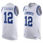 Jerseys Factory Cheap Nike Cowboys #12 Roger Staubach White Men'