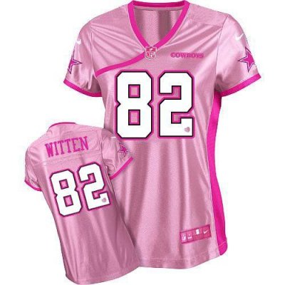 Jerseys Factory Cheap Nike Cowboys #82 Jason Witten Pink Women's