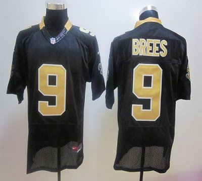 Jerseys Factory Cheap Nike Saints #9 Drew Brees Black Stitched N