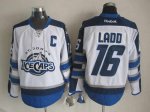 Jerseys Factory Cheap Jets #16 Andrew Ladd White St. John's IceC