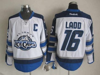 Jerseys Factory Cheap Jets #16 Andrew Ladd White St. John's IceC
