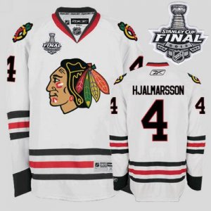 Jerseys Factory Cheap Blackhawks #4 Nikals Hjalmarsson Embroider