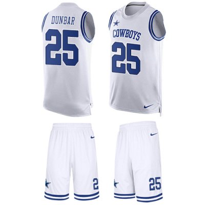 Jerseys Factory Cheap Nike Cowboys #25 Lance Dunbar White Men's