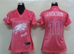 Jerseys Factory Cheap Nike Eagles #10 DeSean Jackson Pink Women'