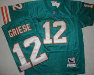 Jerseys Factory Cheap Mitchell And Ness Dolphins #12 Bob Griese