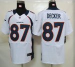 Jerseys Factory Cheap Nike Broncos #87 Eric Decker White Men's E