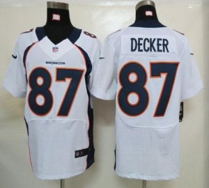 Jerseys Factory Cheap Nike Broncos #87 Eric Decker White Men's E