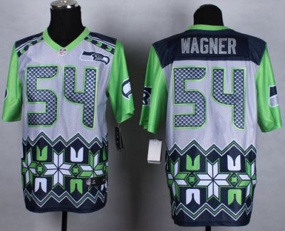 Jerseys Factory Cheap Nike Seahawks #54 Bobby Wagner Grey Men's