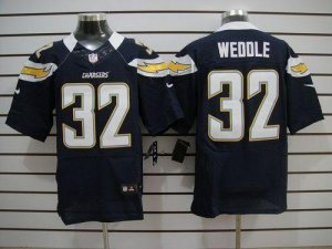 Jerseys Factory Cheap Nike Chargers #32 Eric Weddle Navy Blue Te