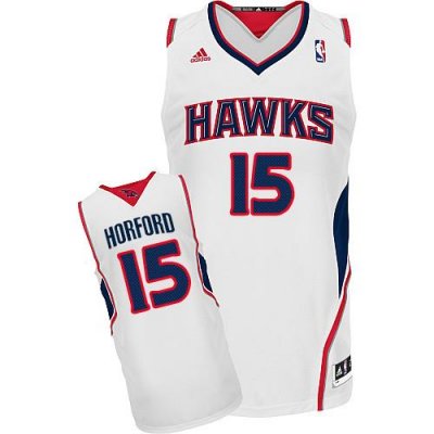 Jerseys Factory Cheap Revolution 30 Hawks #15 Al Horford White S