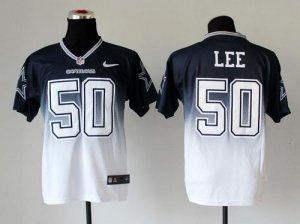 Jerseys Factory Cheap Nike Cowboys #50 Sean Lee Navy Blue/White
