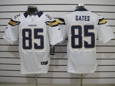 Jerseys Factory Cheap Nike Chargers #85 Antonio Gates White Men'