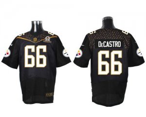 Jerseys Factory Cheap Nike Steelers #66 David DeCastro Black 201