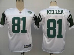 Jerseys Factory Cheap Jets #81 Dustin Keller White Stitched NFL