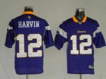 Jerseys Factory Cheap Vikings #12 Percy Harvin Purple Stitched N