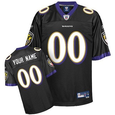 Jerseys Factory Cheap Ravens Personalized Authentic Black NFL Je