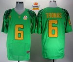 Jerseys Factory Cheap Ducks #6 De'Anthony Thomas Green Elite PAC
