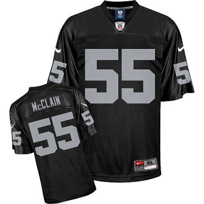 Jerseys Factory Cheap Nike Raiders #55 Rolando McClain Black Sti