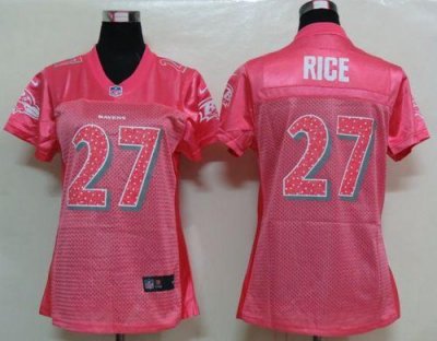 Jerseys Factory Cheap Nike Ravens #27 Ray Rice Pink Sweetheart W