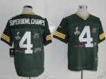 Jerseys Factory Cheap Nike Packers #4 Superbowlchamps Green Team