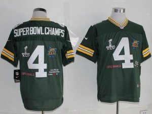 Jerseys Factory Cheap Nike Packers #4 Superbowlchamps Green Team