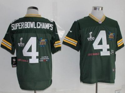 Jerseys Factory Cheap Nike Packers #4 Superbowlchamps Green Team