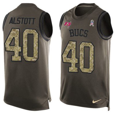 Jerseys Factory Cheap Nike Buccaneers #40 Mike Alstott Green Men
