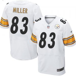 Jerseys Factory Cheap Nike Steelers #83 Heath Miller White Men's