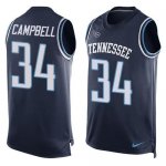 Jerseys Factory Cheap Nike Titans #34 Earl Campbell Navy Blue Al