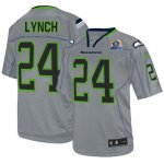 Jerseys Factory Cheap Nike Seahawks #24 Marshawn Lynch Lights Ou