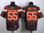 Jerseys Factory Cheap Nike Browns #55 Danny Shelton Brown Team C